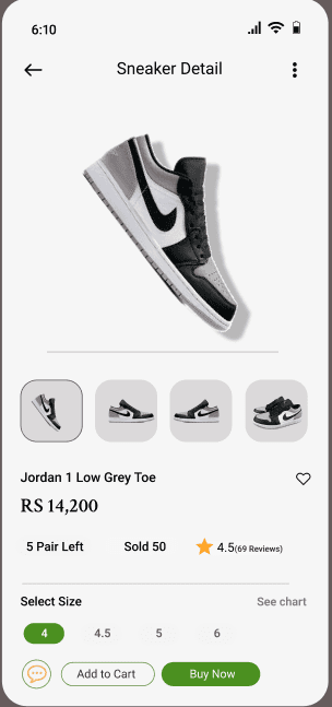 Product Details & Checkout